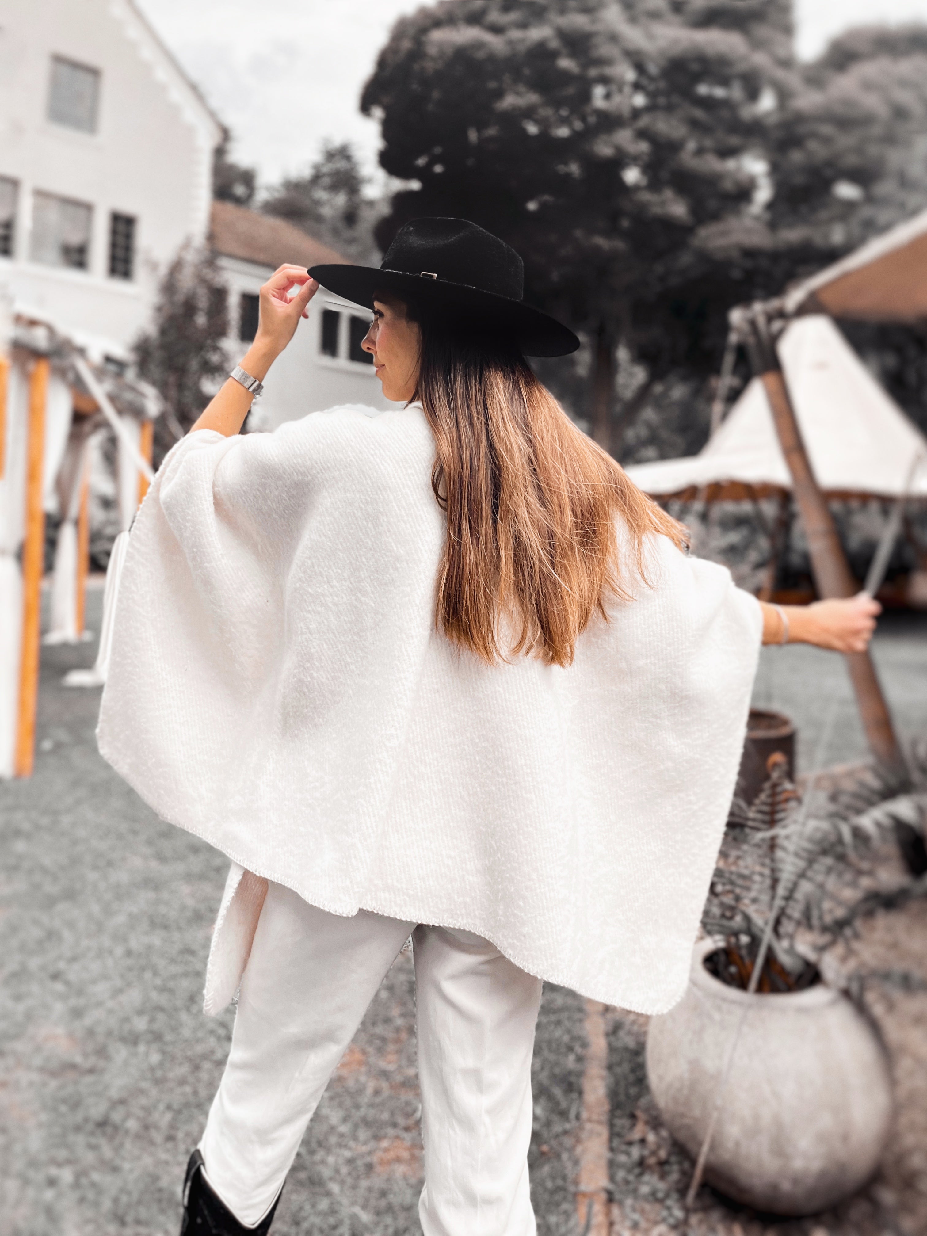 Poncho Duna, Beige