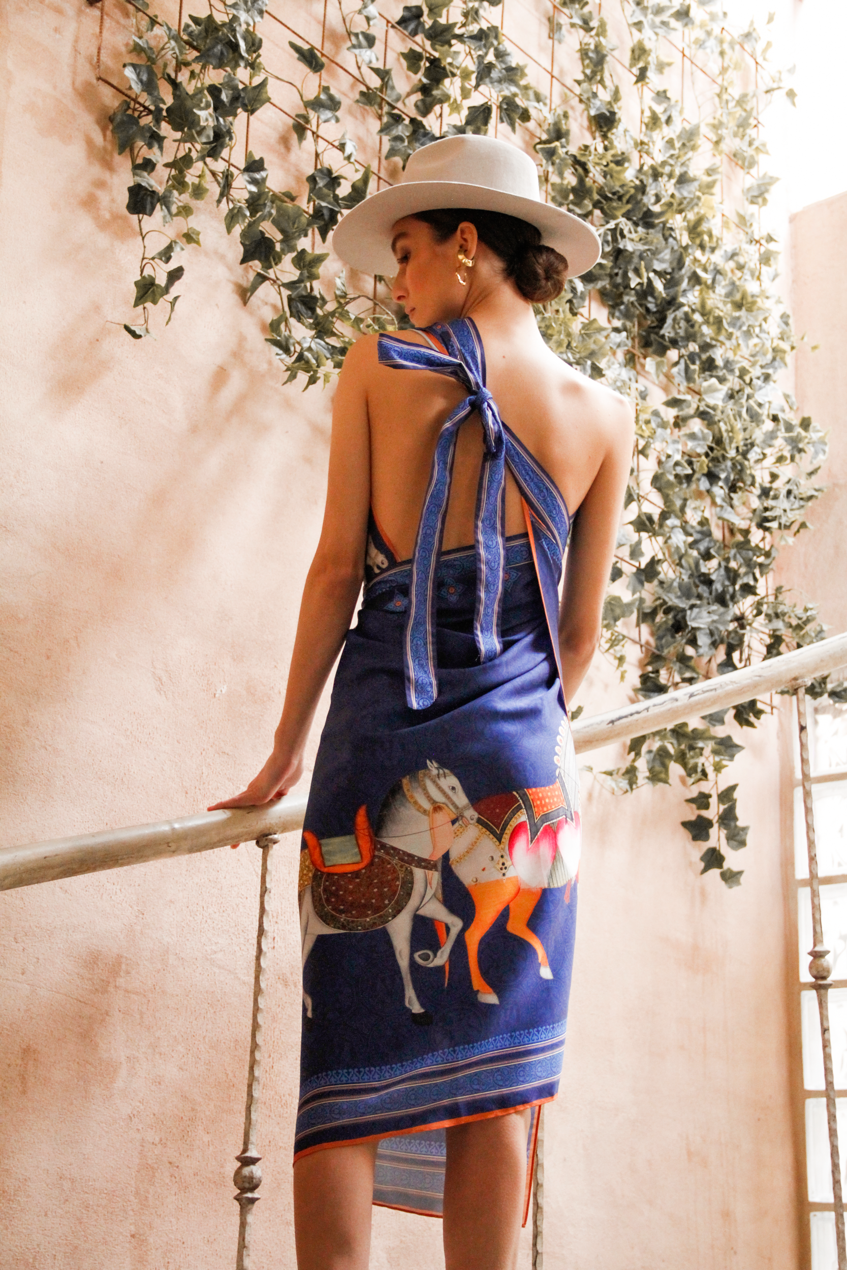 Sari Pallium, Azul/ Vestido - Falda