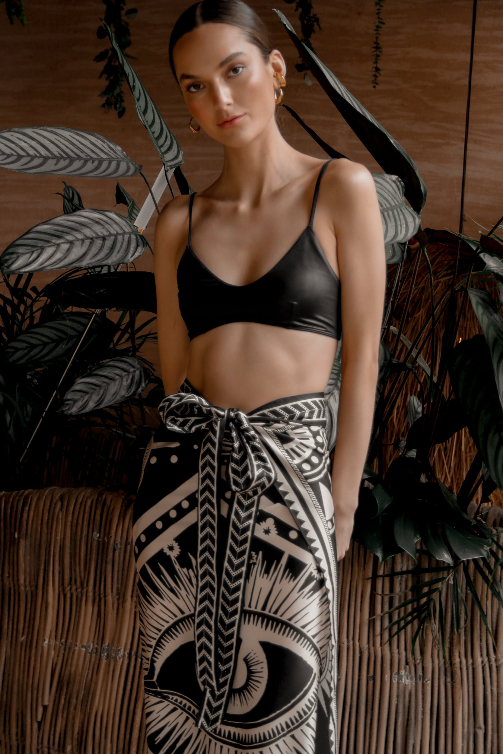 Sari Nazar, Negro / Vestido - Falda