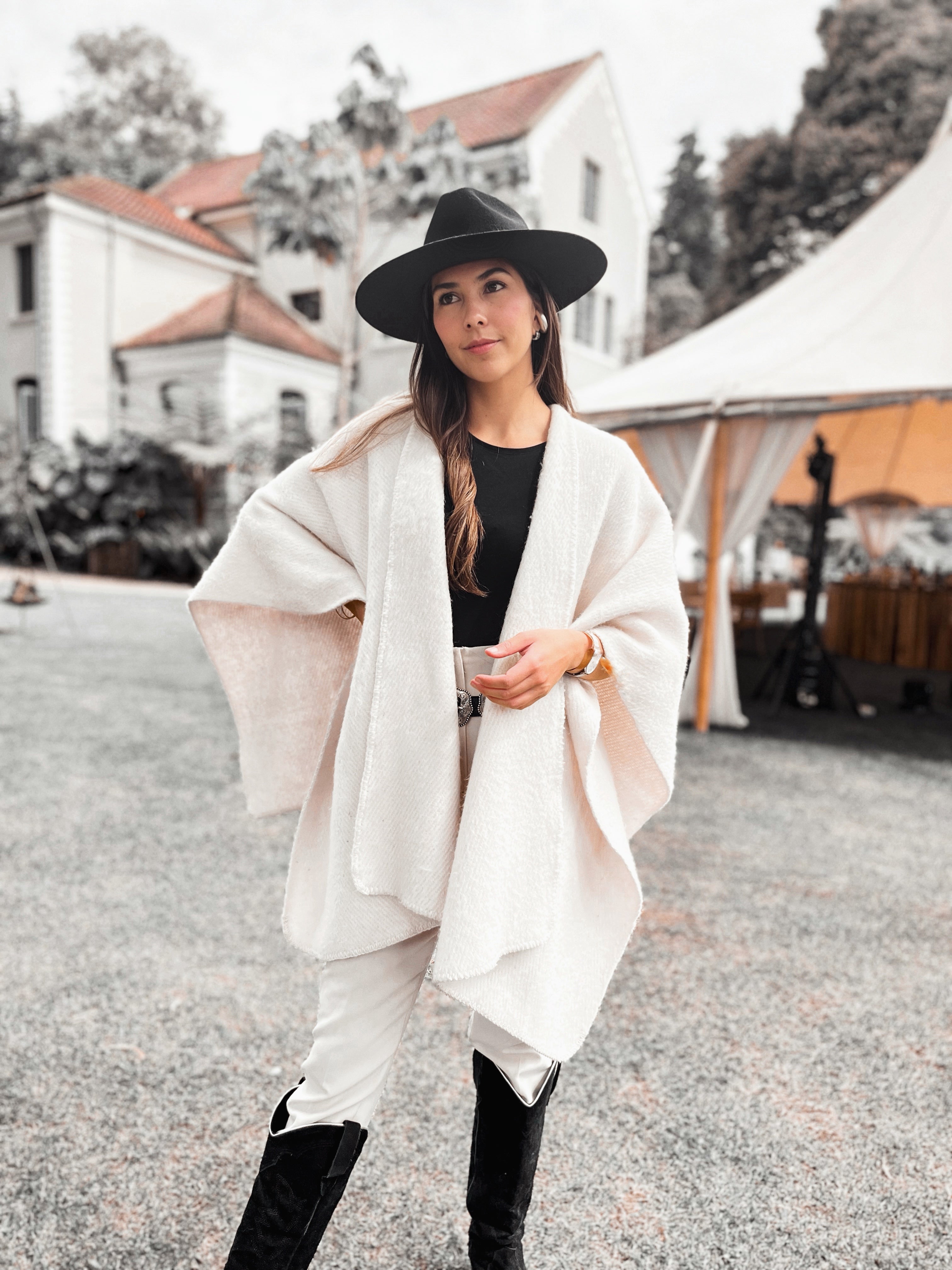 Poncho Duna, Beige