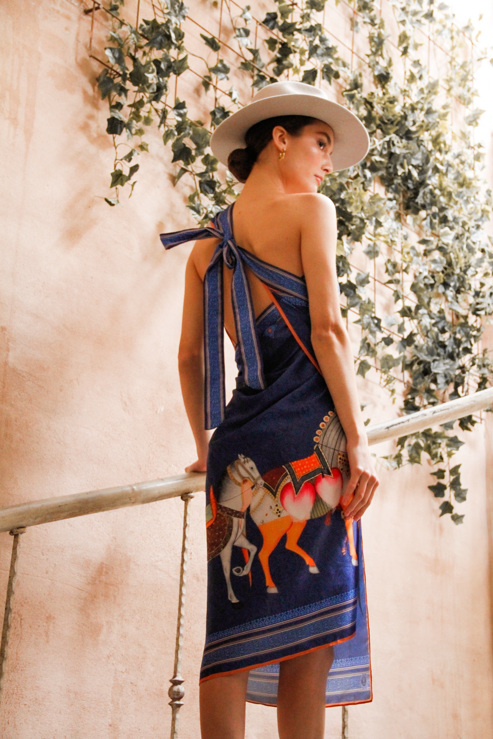 Sari Pallium, Azul/ Vestido - Falda