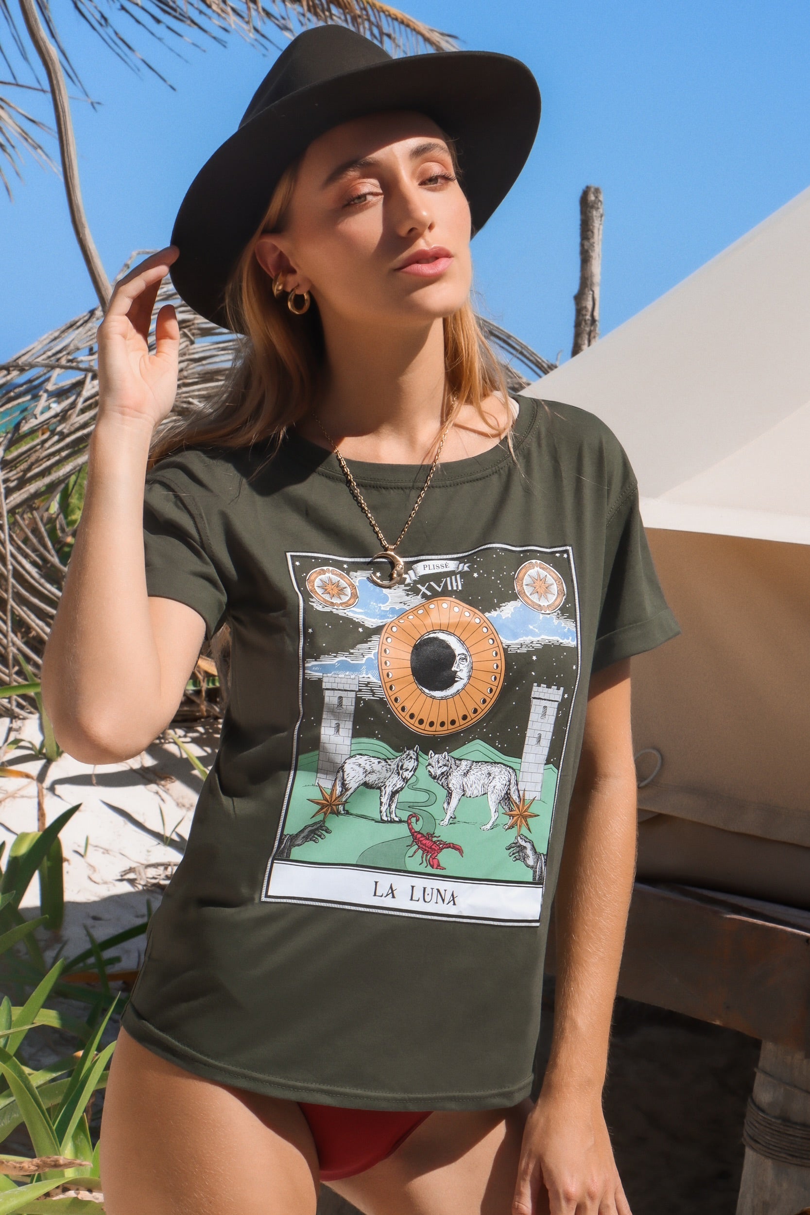 Camiseta La Luna, Verde