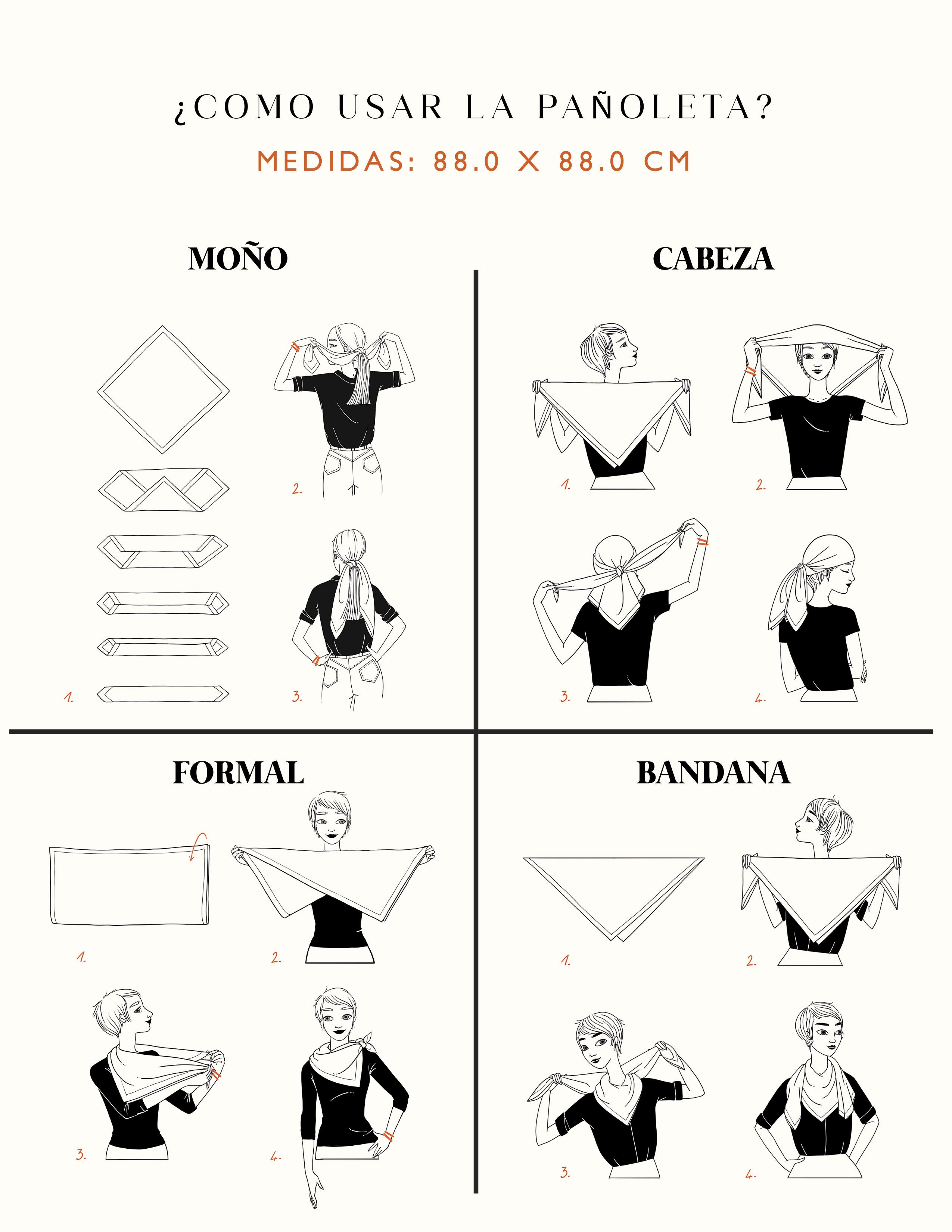 Pañoleta ZODIACUS - Negra