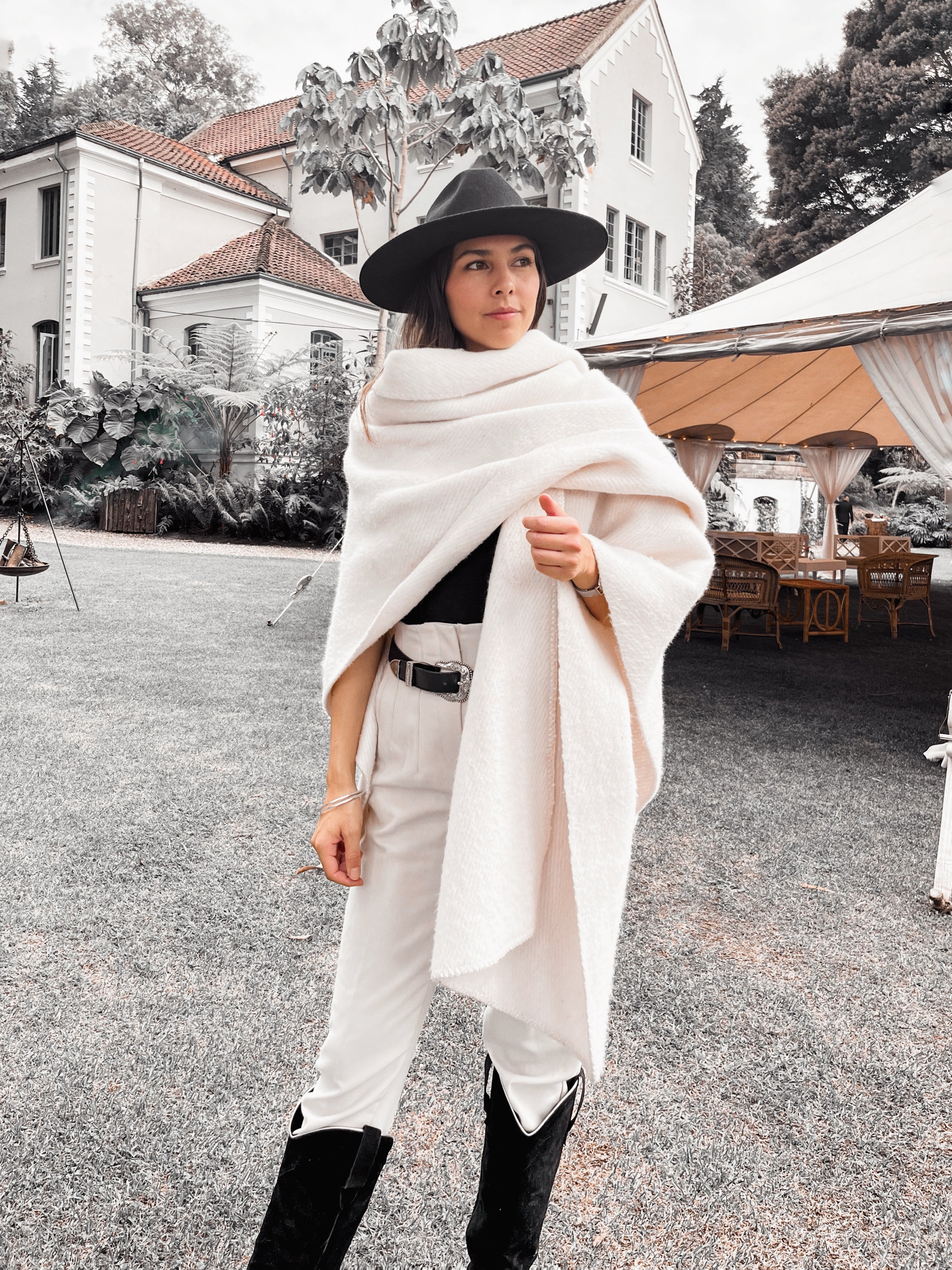 Poncho Duna, Beige