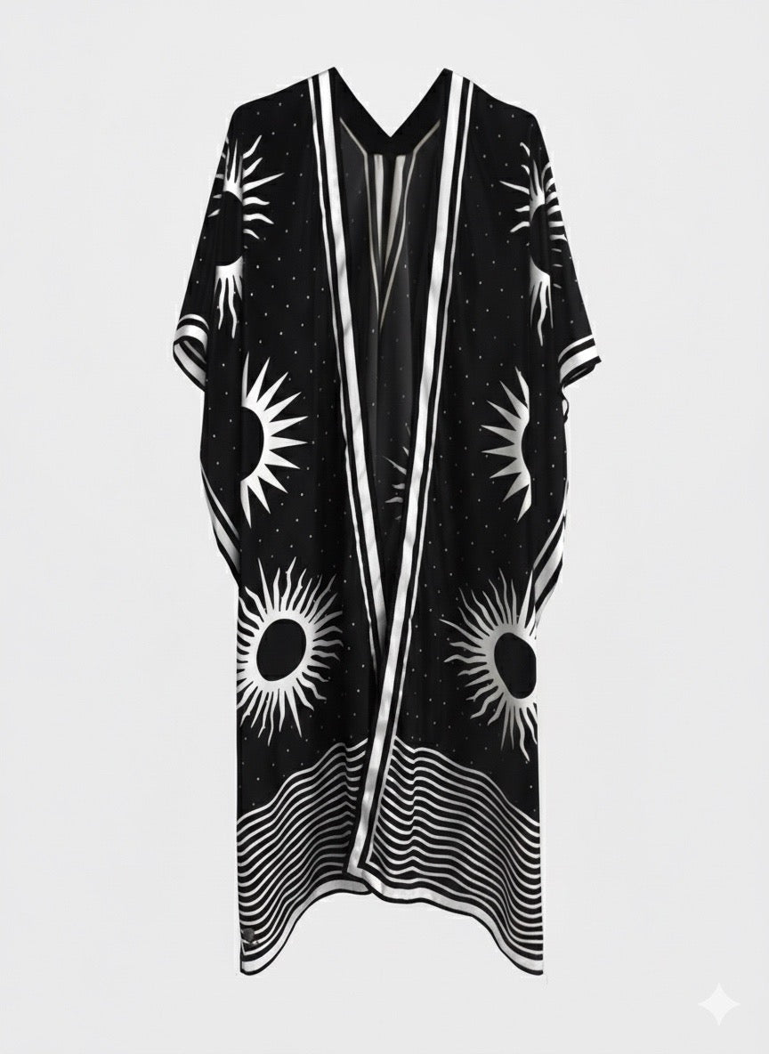Kimono Soles, Blanco y Negro