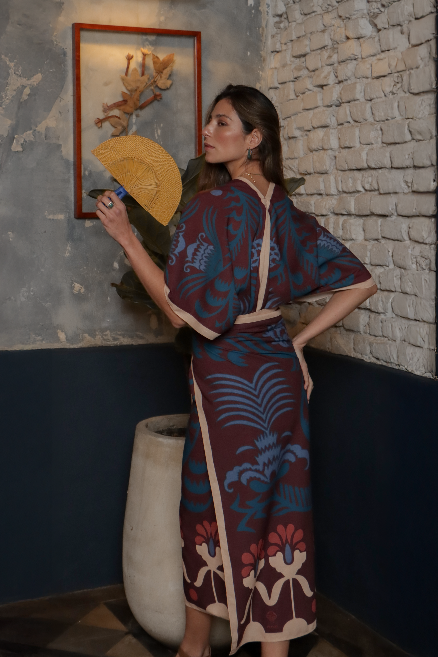 Set Agave Vinotinto, Lino