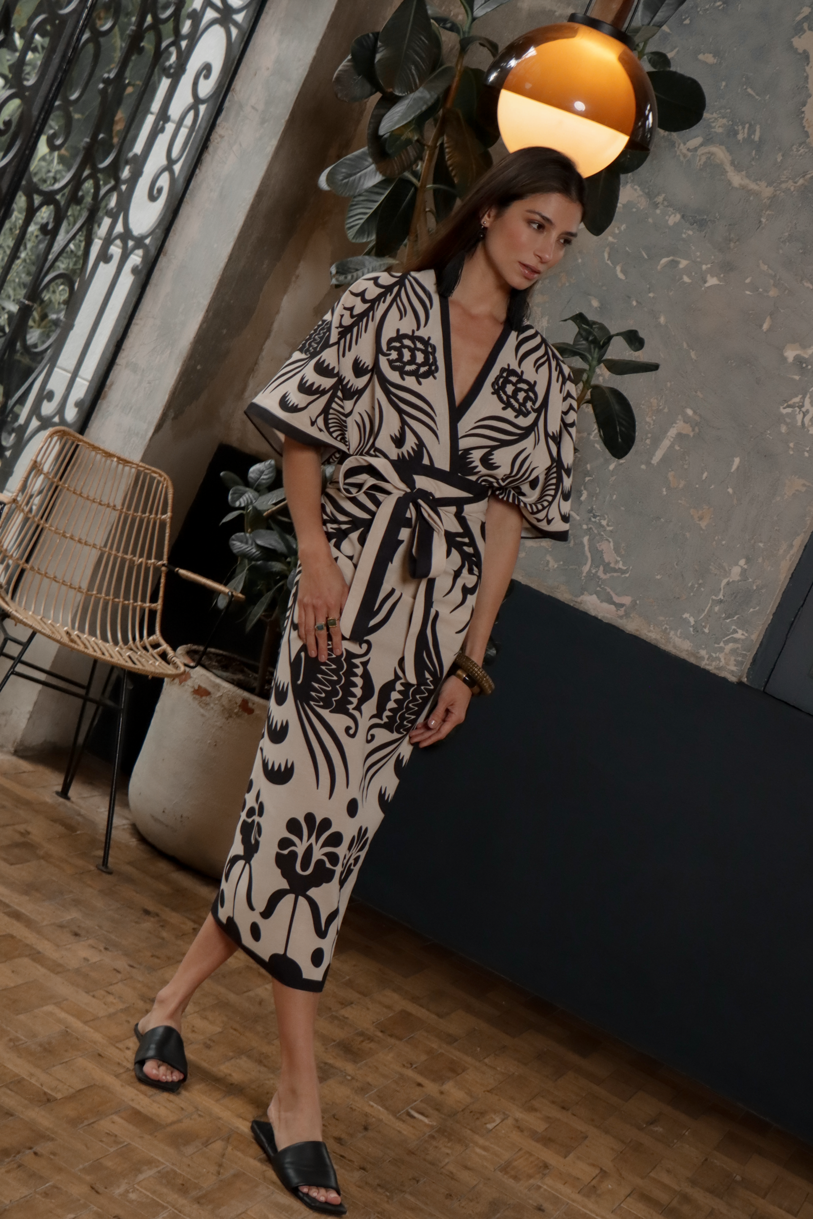 Sari Agave, Blanco / Vestido - Falda