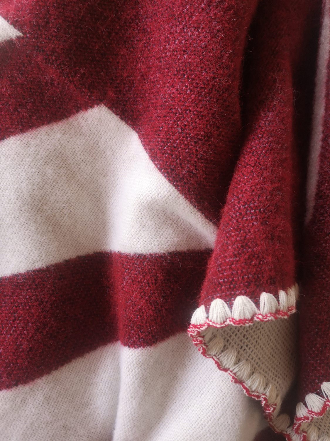 Poncho Natura - Rojo.