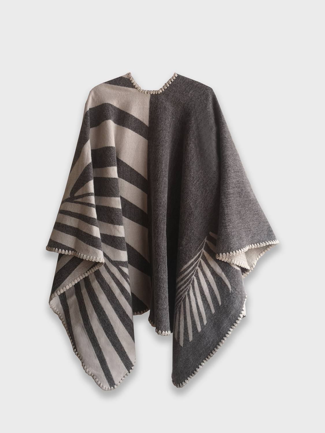Poncho Natura - Gris.