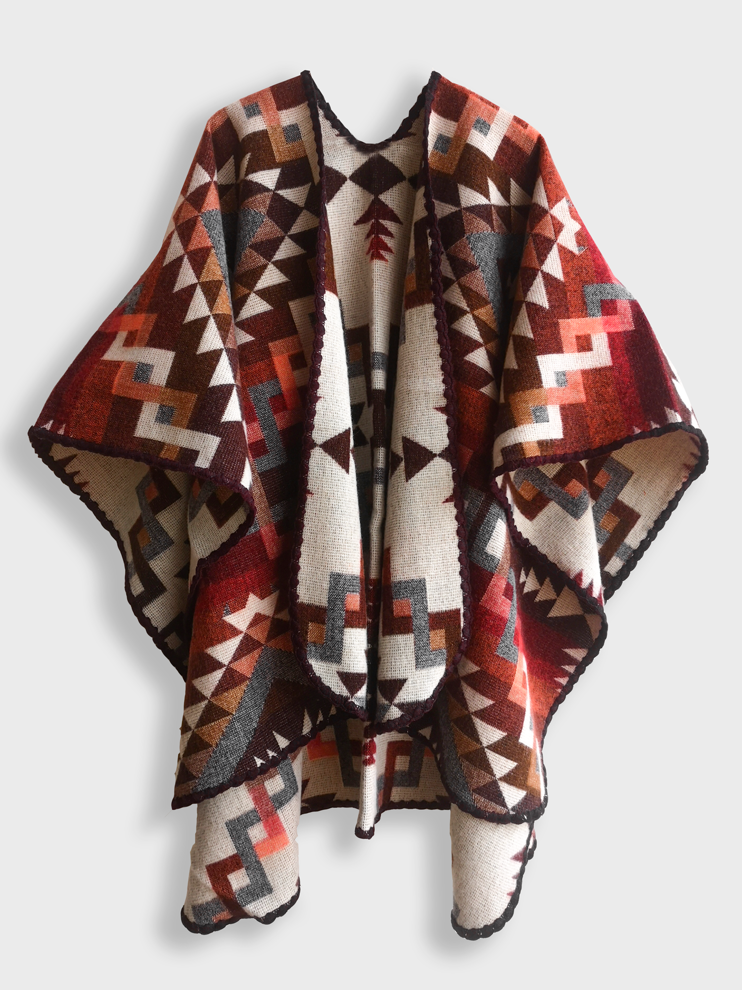 Poncho Étnico, Rojo