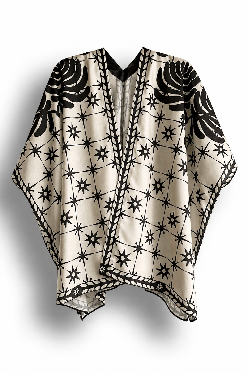 Kimono Cometa, Beige - Seda