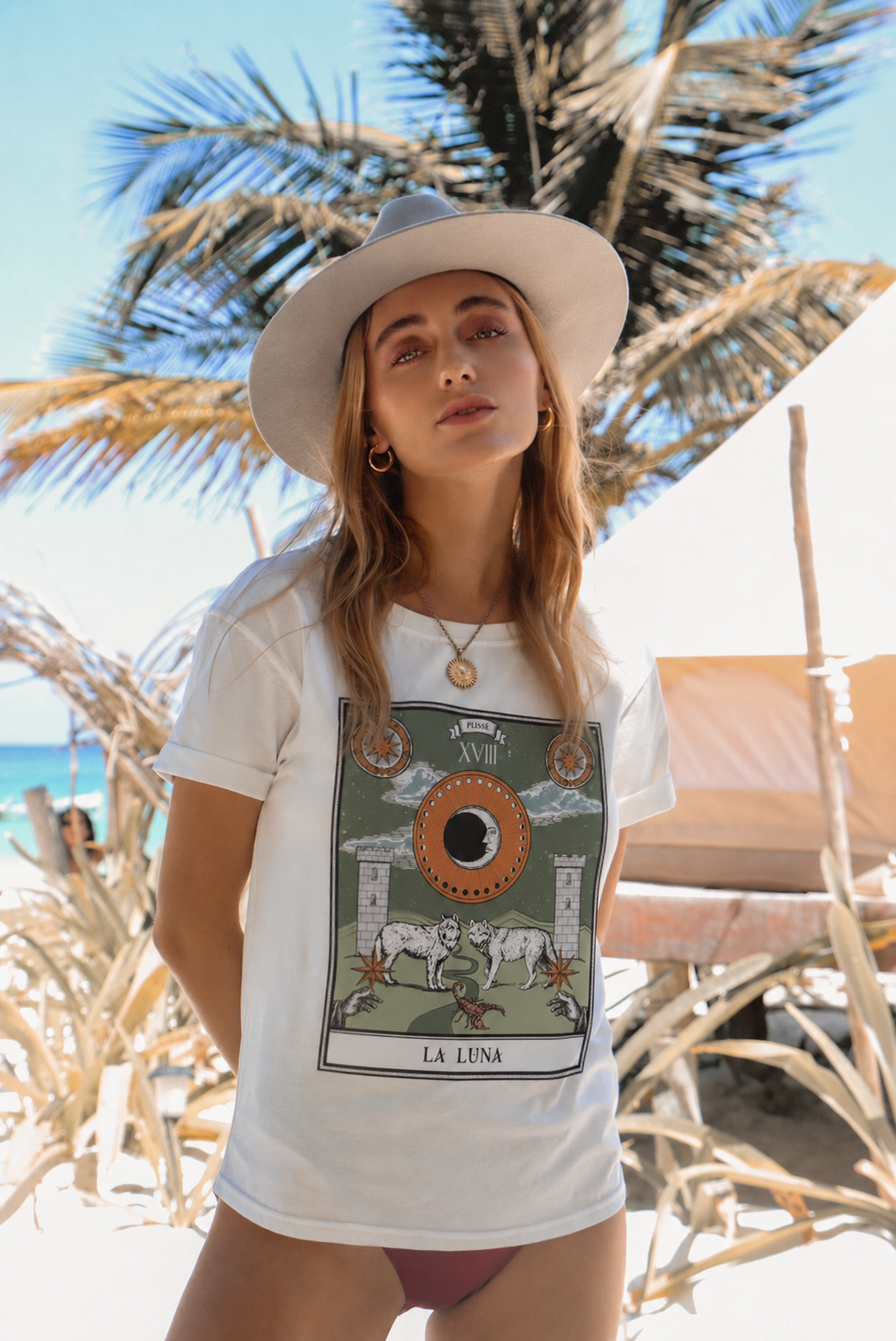 Camiseta La Luna, Blanca