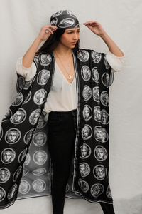 Kimono Luna Nueva, Negro
